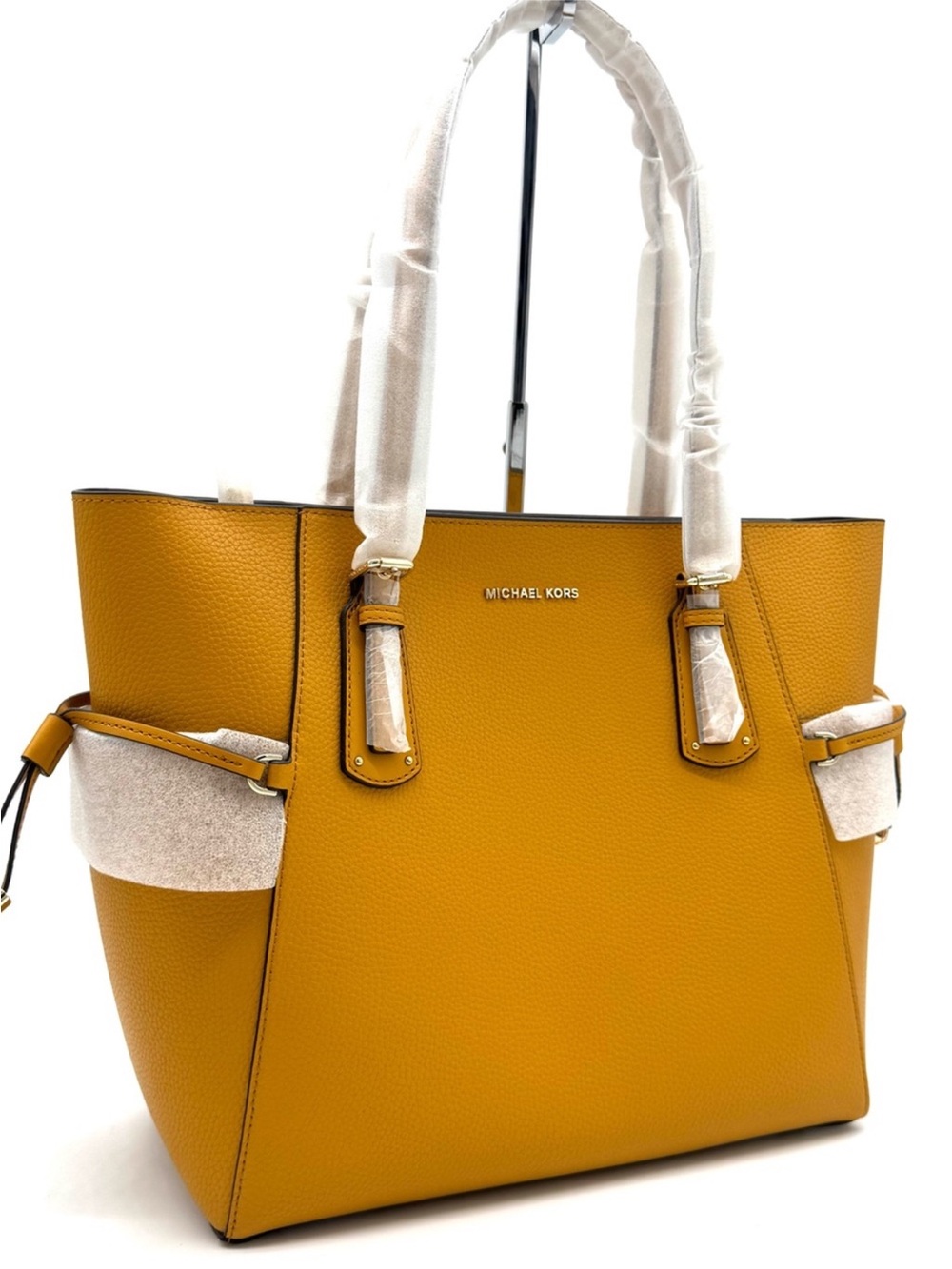 Michael Kors Voyager EW Tote Bag Leather Marigold